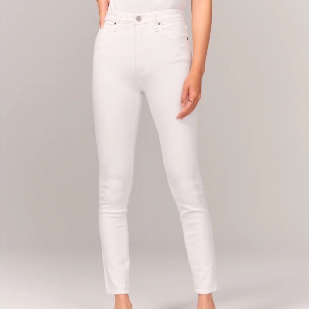 Abercrombie & Fitch Curve Love High Rise Super Skinny Ankle Jean